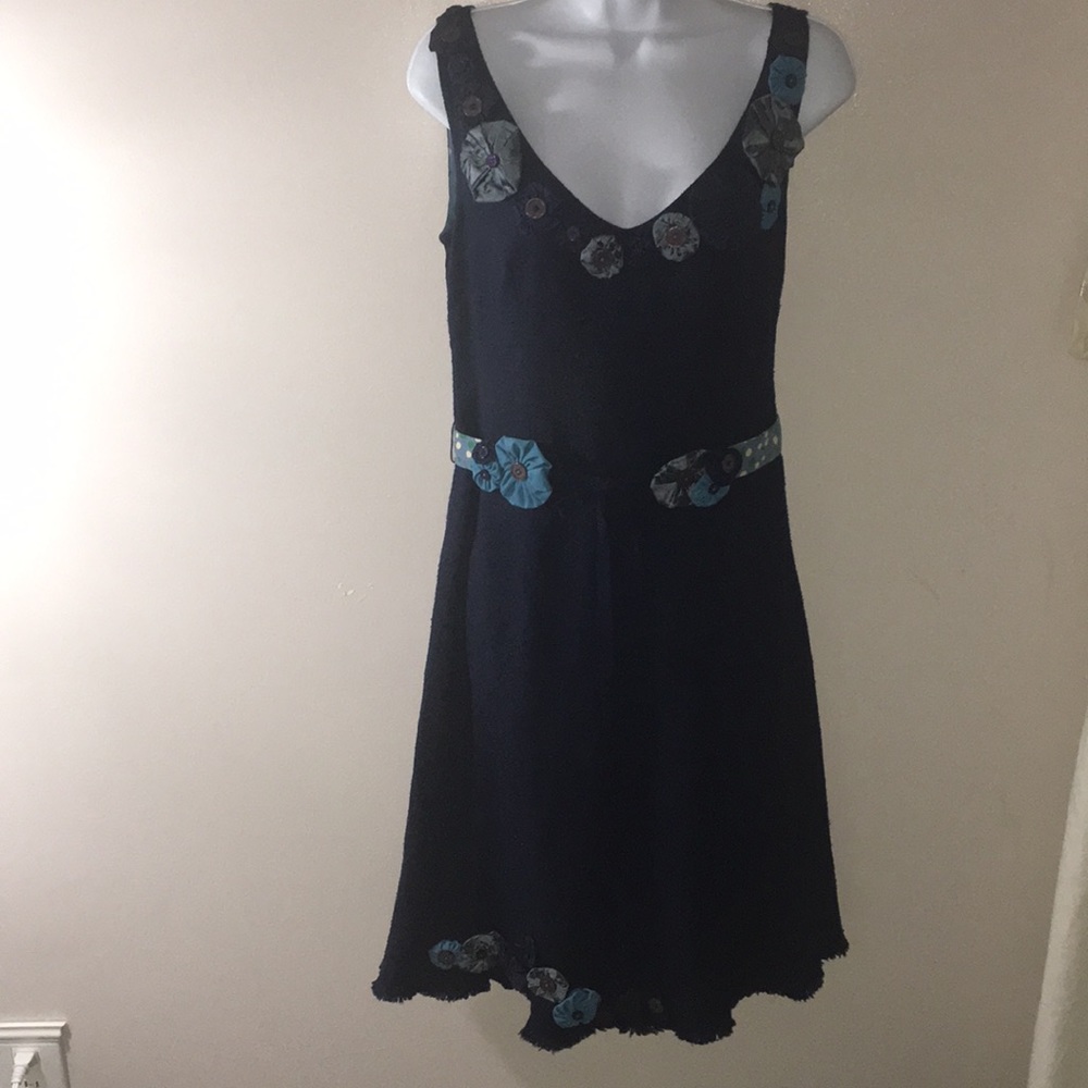 Moschino cheap and chic navy dress Sz 8/42